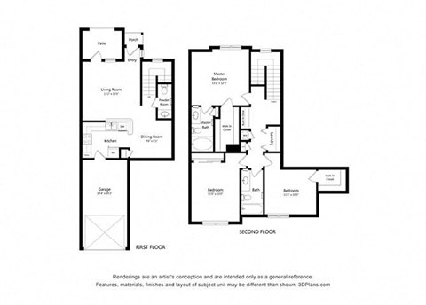 C4 Floor Plan C4 Floor Plan at Woodway Village, Austin, TX